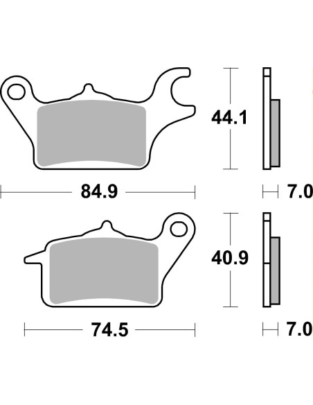 pastillas de freno moto brembo genuinas 07102