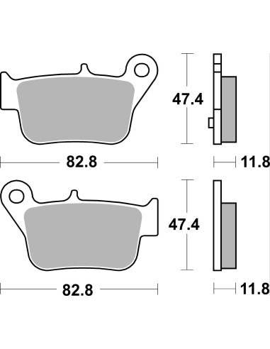 pastillas de freno moto brembo genuinas 07103