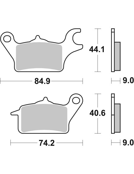 pastillas de freno moto brembo genuinas 07112