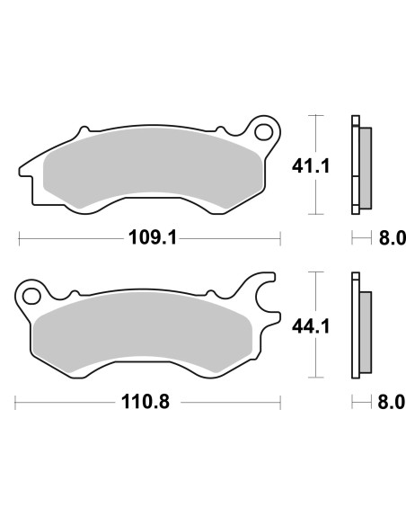 pastillas de freno moto brembo genuinas 07119
