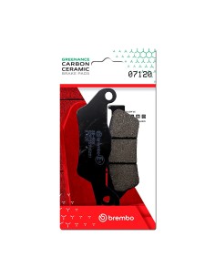 pastillas de freno moto brembo 07120 carbono ceramicas delanteras