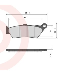 pastillas de freno moto brembo sinterizadas 07bb03sp 2