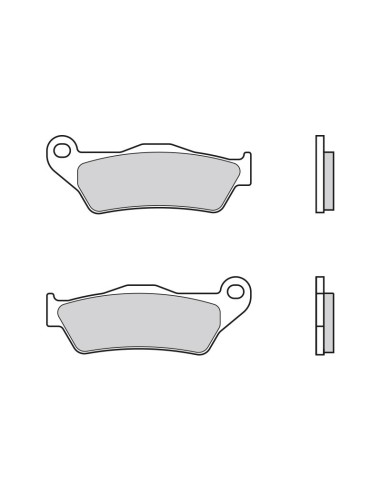 pastillas de freno moto brembo genuinas 07bb0459