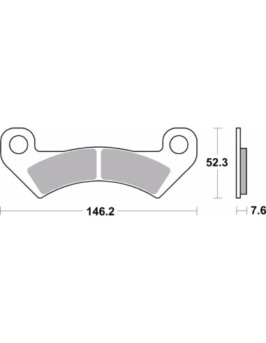 pastillas de freno moto brembo sinterizadas 07gr85sd