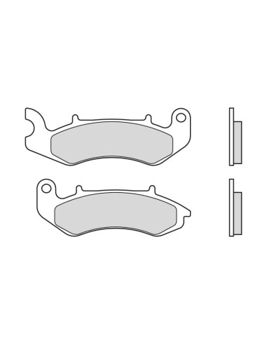 pastillas de freno moto brembo organicas 07gr94cc