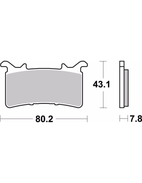 pastillas de freno moto brembo de carbono 07gr99rc