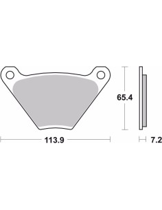 pastillas de freno moto brembo genuinas 07hd0105 2
