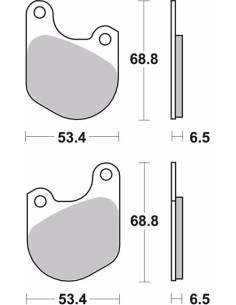 pastillas de freno moto brembo genuinas 07hd0202 2