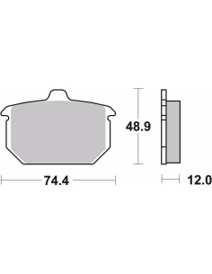 pastillas de freno moto brembo genuinas 07hd0614 2