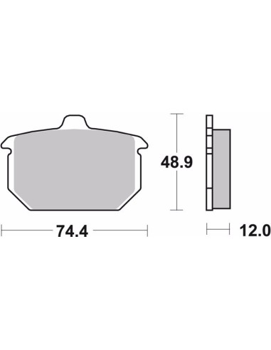pastillas de freno moto brembo genuinas 07hd0614