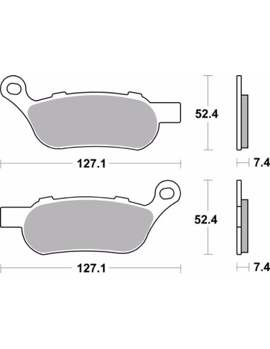 pastillas de freno moto brembo sinterizadas 07hd07sp