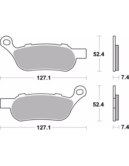 pastillas de freno moto brembo sinterizadas 07hd07sp