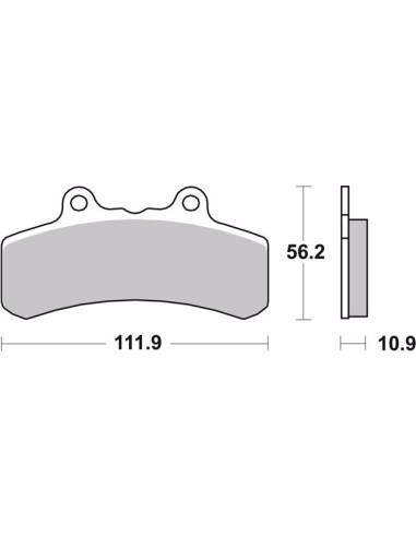 pastillas de freno moto brembo genuinas 07hd1109