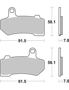 pastillas de freno sinterizadas brembo 07hd17sa 2
