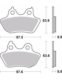 pastillas de freno moto brembo organicas 07hd18cc 2