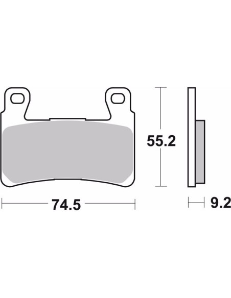 pastillas de freno moto brembo sinterizadas 07hd20sa