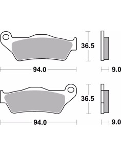 pastillas de freno moto brembo organicas 07hd21cc 2