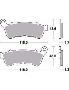 pastillas de freno moto brembo organicas 07hd22cc 2