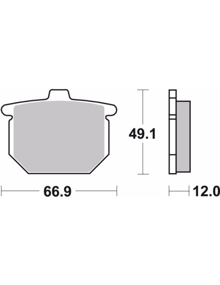 pastillas de freno moto brembo genuinas 07ho1212