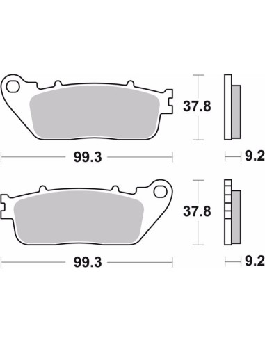 pastillas de freno moto brembo organicas 07ho13cc