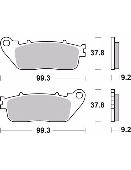 pastillas de freno moto brembo sinterizadas 07ho13sp