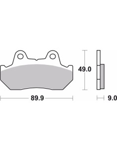 pastillas de freno moto brembo genuinas 07ho1807 2