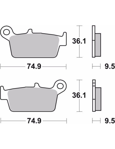 pastillas de freno moto brembo organicas 07ho26tt