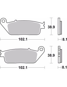 pastillas de freno moto brembo sinterizadas 07ho30sa 2