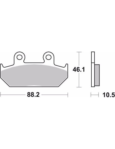 pastillas de freno moto brembo genuinas 07ho3509