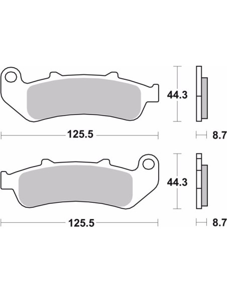 pastillas de freno moto brembo sinterizadas 07ho39sp