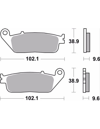 pastillas de freno moto brembo sinterizadas 07ho41la