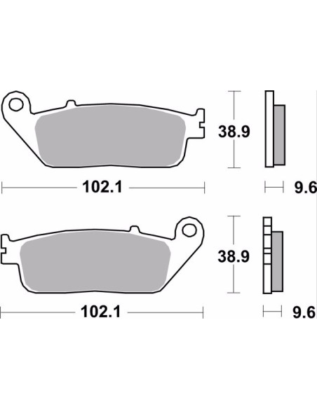 pastillas de freno moto brembo sinterizadas 07ho41la