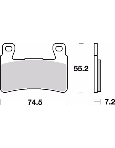 pastillas de freno moto brembo sinterizadas 07ho45sa