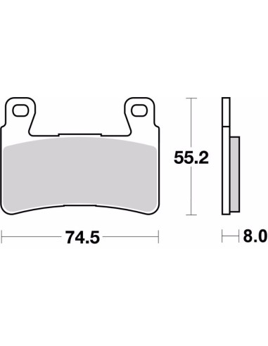 pastillas de freno moto brembo sinterizadas 07ho45sr