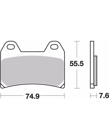 pastillas de freno moto brembo sinterizadas 07ho47sa
