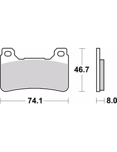 pastillas de freno moto brembo sinterizadas 07ho50sa 2
