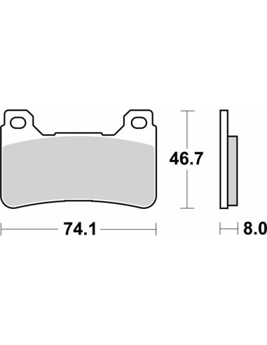 pastillas de freno moto brembo sinterizadas 07ho50sa