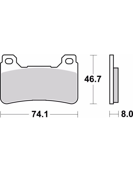 pastillas de freno moto brembo sinterizadas 07ho50sa