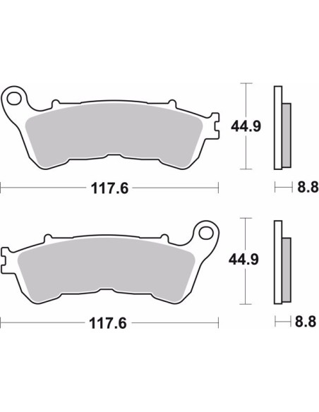 pastillas de freno moto brembo sinterizadas 07ho57sa