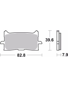 pastillas de freno moto brembo sinterizadas 07ho62sa 2