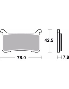 pastillas de freno moto brembo sinterizadas 07ho63sa 2