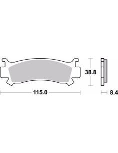 pastillas de freno moto brembo sinterizadas 07ho68sd 2