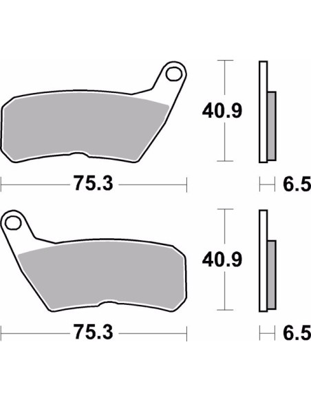 pastillas de freno moto brembo organicas 07ho71cc