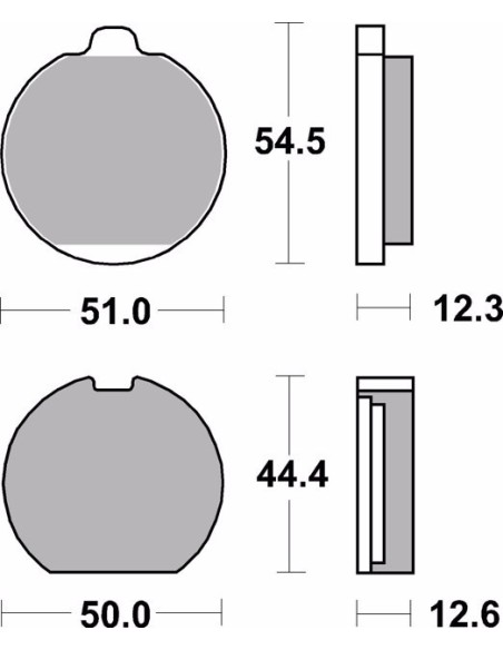 pastillas de freno moto brembo genuinas 07ka0223