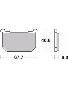 pastillas de freno moto brembo genuinas 07ka0506 2