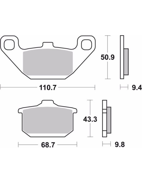 pastillas de freno moto brembo genuinas 07ka0808