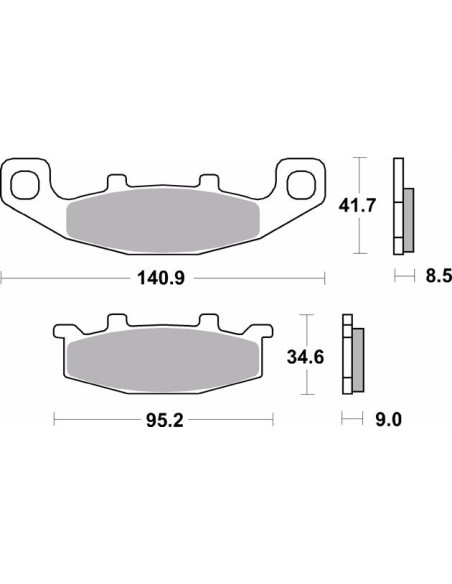 pastillas de freno moto brembo sinterizadas 07ka09sp