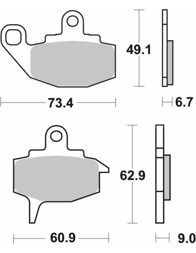 pastillas de freno moto brembo organicas 07ka10tt