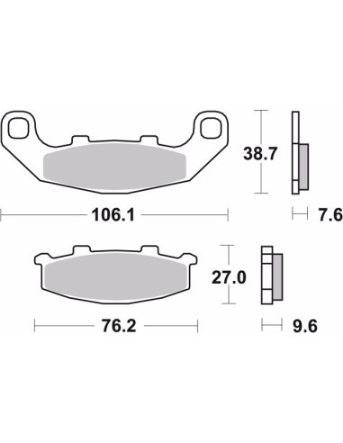 pastillas de freno moto brembo sinterizadas 07ka11sa