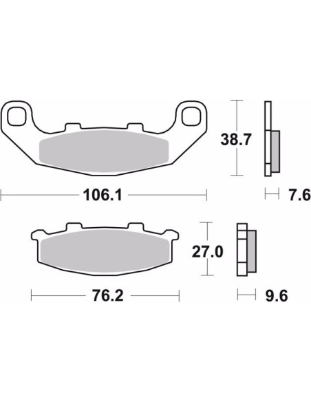 pastillas de freno moto brembo sinterizadas 07ka11sa